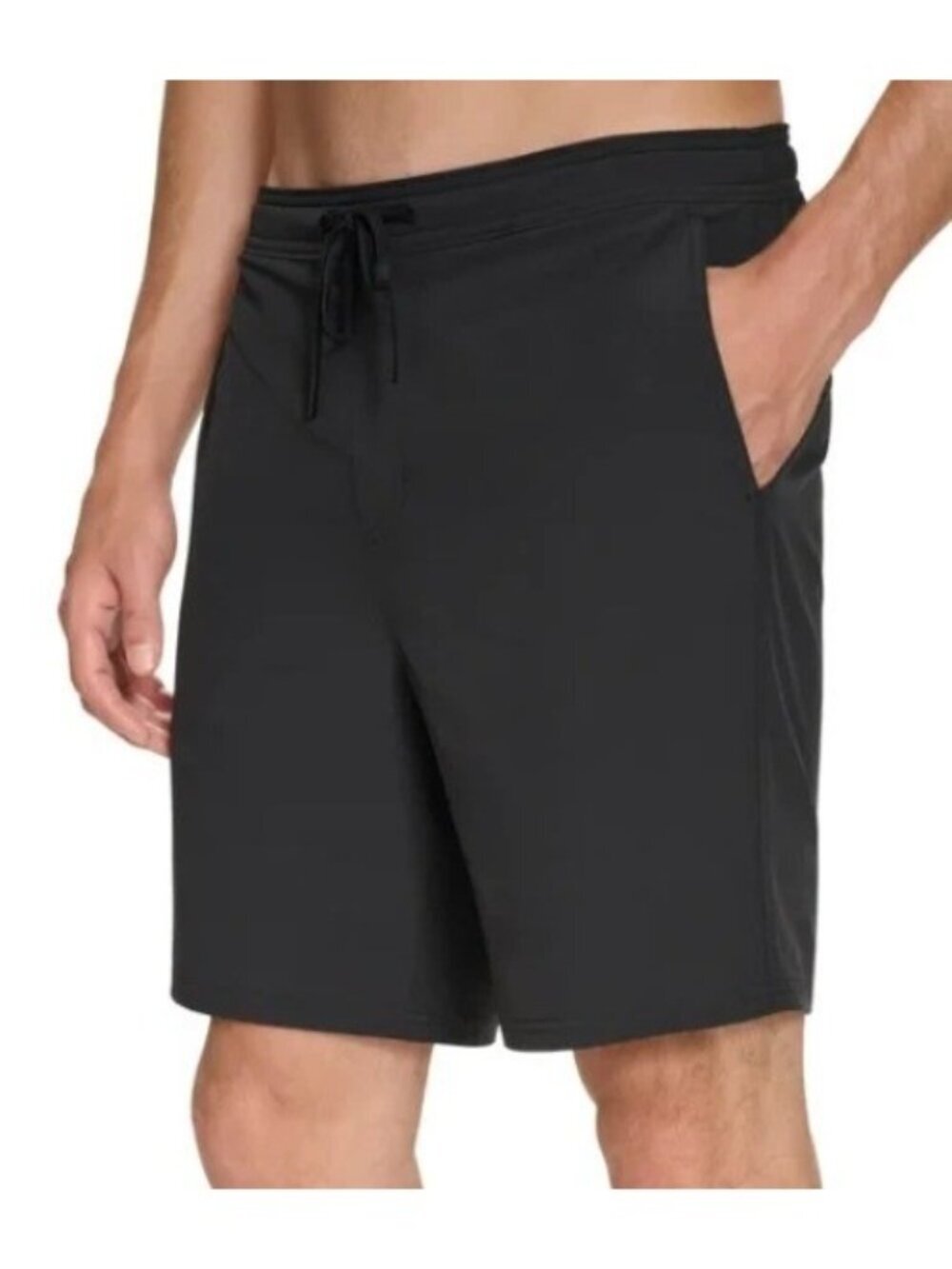 NWT Kirkland Signature Men's L Black Swim Shorts